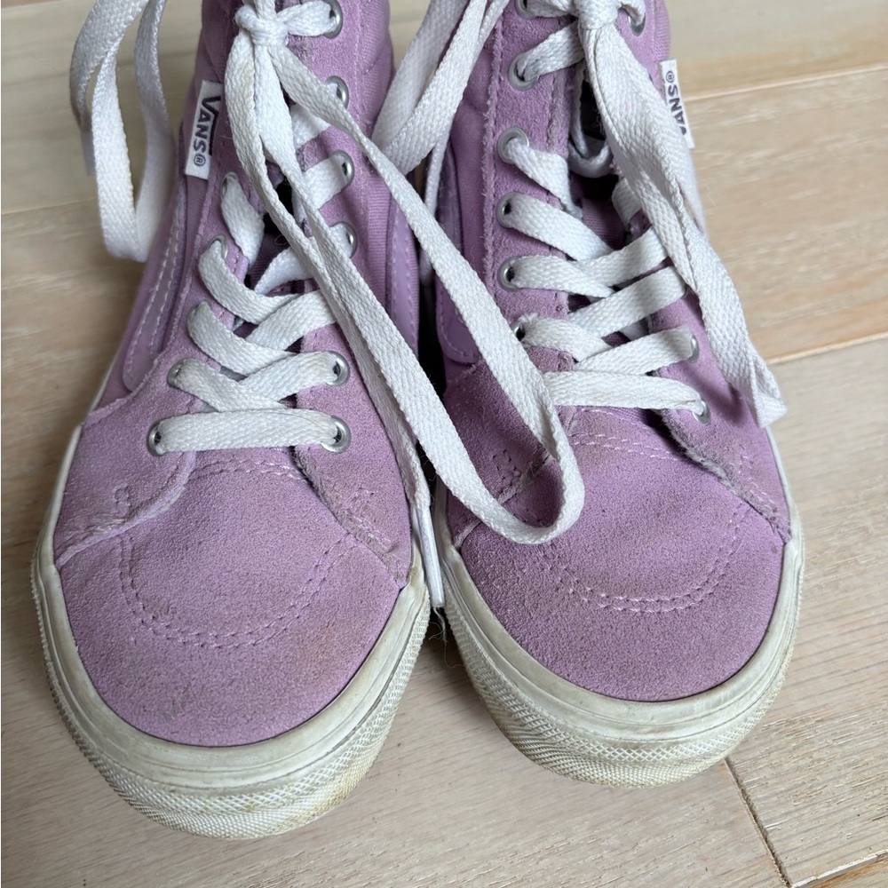 Vans Lavender High-Top Sneakers